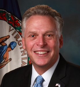 Governor Terence R. McAuliffe