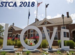 Fredericksburg Welcome Center LOVE Installation