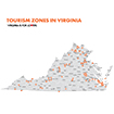 Tourism Zones map