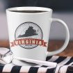 American Evolution branded mug